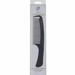 Sibel Carbon Line Wide Tooth Handled Antistatic Comb 21.8cm