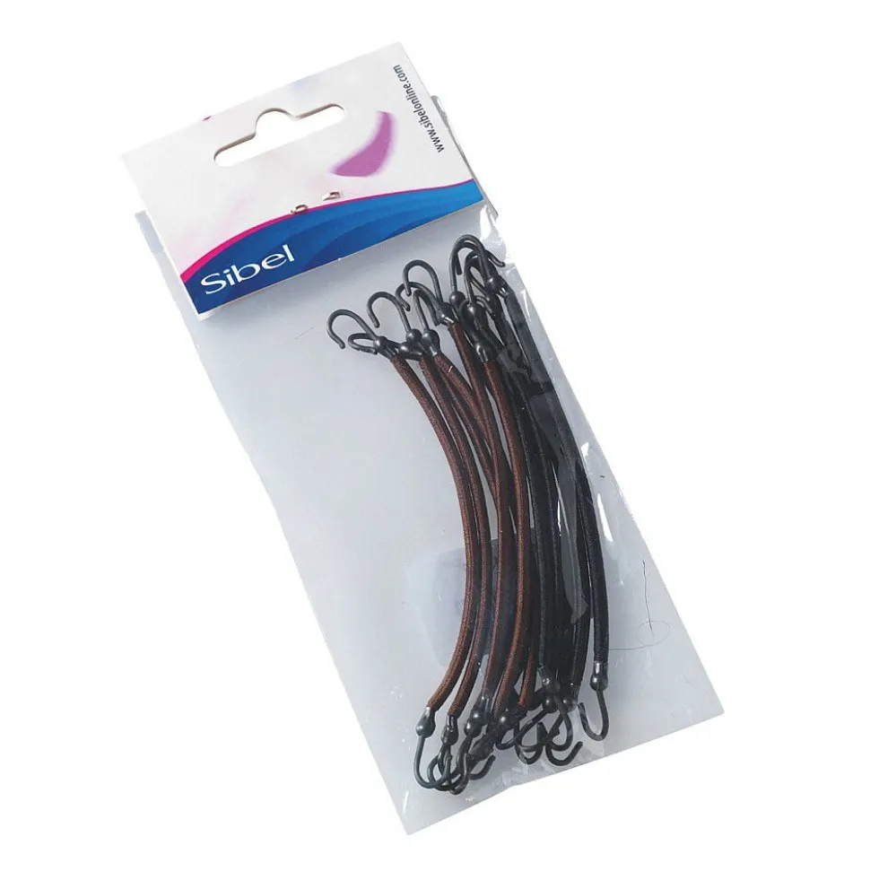 Sibel Elastic Hooks Pack of 12