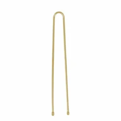 Sibel Metal Straight Bobby Pins 60mm, Blonde, Pack of 50