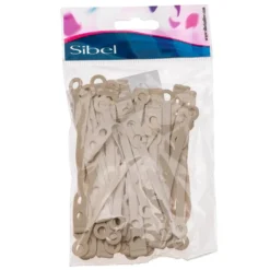 Sibel Perm Elastics, Flat Long, Pack of 50