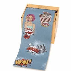 Sibel PopArt Embossed Alufoil Roll, 12.7x97m