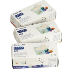 Sibel White Powder Free Latex Disposable Gloves, Small, Pack of 100