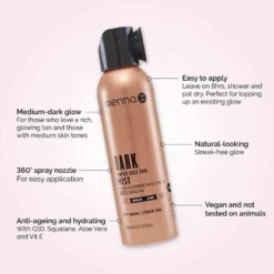 Sienna X Q10 Tinted Self Tan Mist 200ml