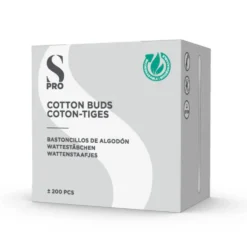 S-PRO Biodegradable Paper Stem Cotton Buds, Pack of 200