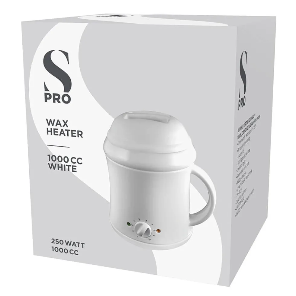 S-PRO 1000cc White Wax Heater