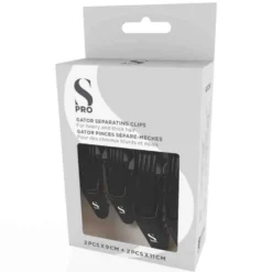 S-PRO Gator Clips, Pack of 4 Black