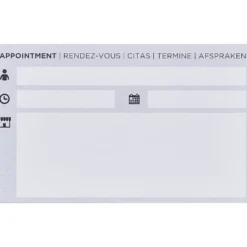 S-PRO Hair Appointment Cards, 1-pack