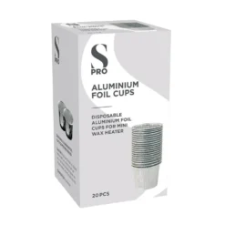 S-PRO Mini Aluminium Foil Cups, Pack of 20