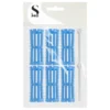 S-PRO Plastic Setting Rollers, Blue, 26mm, Pack of 6