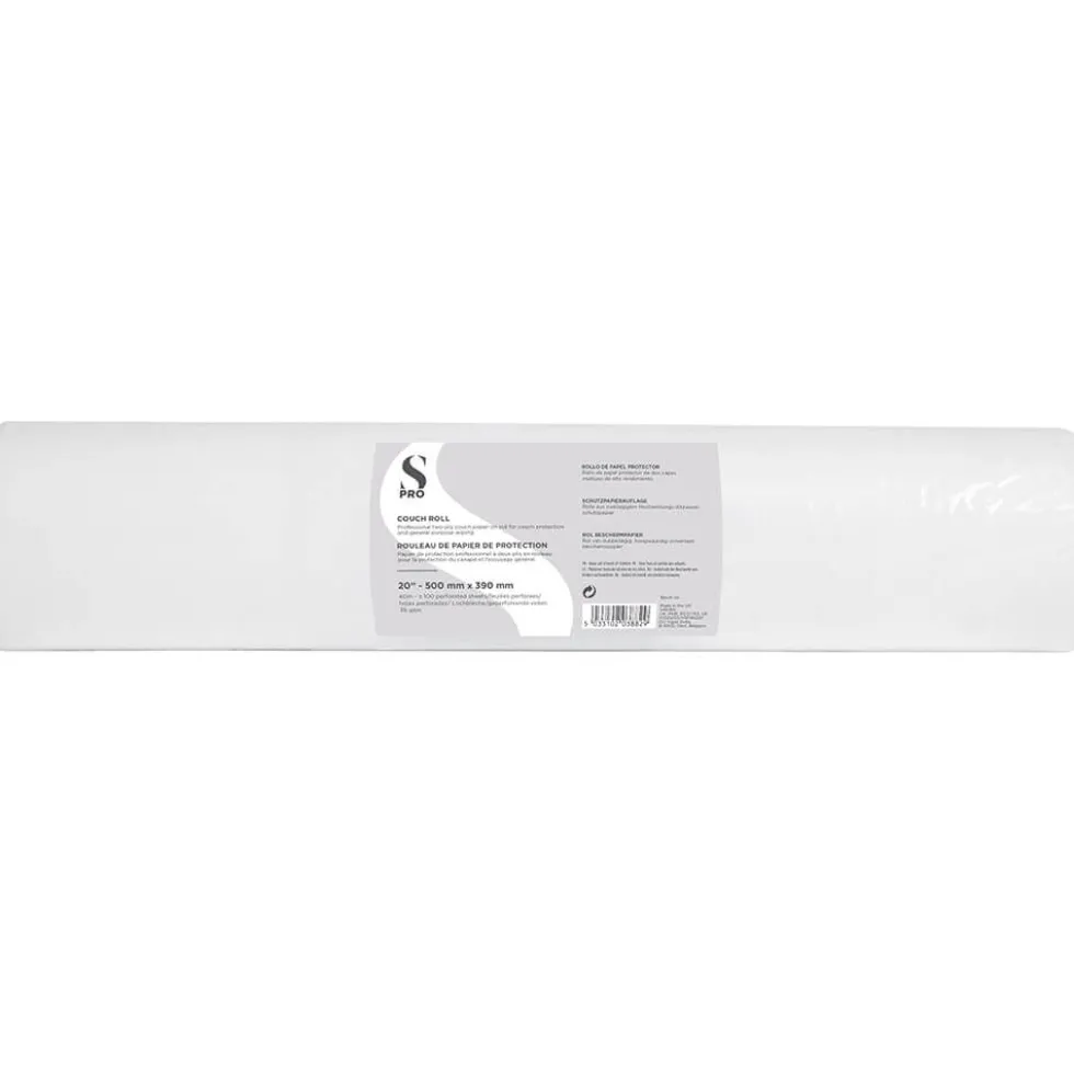 S-PRO 2-Ply Couch Roll 40m, 20 inch 100 Perforated Sheets