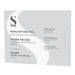 S-PRO Premium Highlighting Foil Strips, 18 microns, Short, 125mm x 100mm, Pack of 100