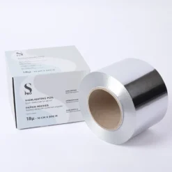 S-PRO Premium Silver Aluminium Highlighting Foil Roll, 18 microns, 10cm x 500m