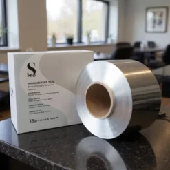 S-PRO Premium Silver Aluminium Highlighting Foil Roll, 18 microns, 10cm x 1000m