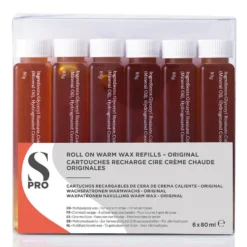 S-PRO Roll On Warm Wax Refills Original 6x80g