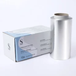 S-PRO Silver Aluminium Highlighting Foil, 12 microns, 12cm x 100m