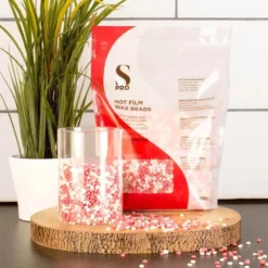 S-PRO Strawberries and Cream Stripless Hot Film Wax Beads Bag, 700g