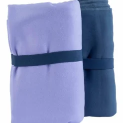 S-PRO Towels Lilac & Navy Blue, Pack of 2