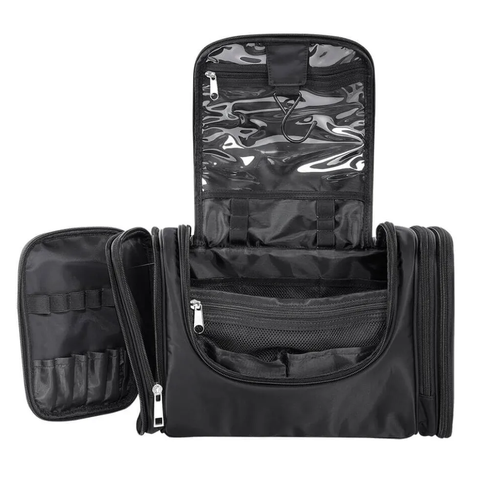 S-PRO Travel Cosmetic Bag, Black