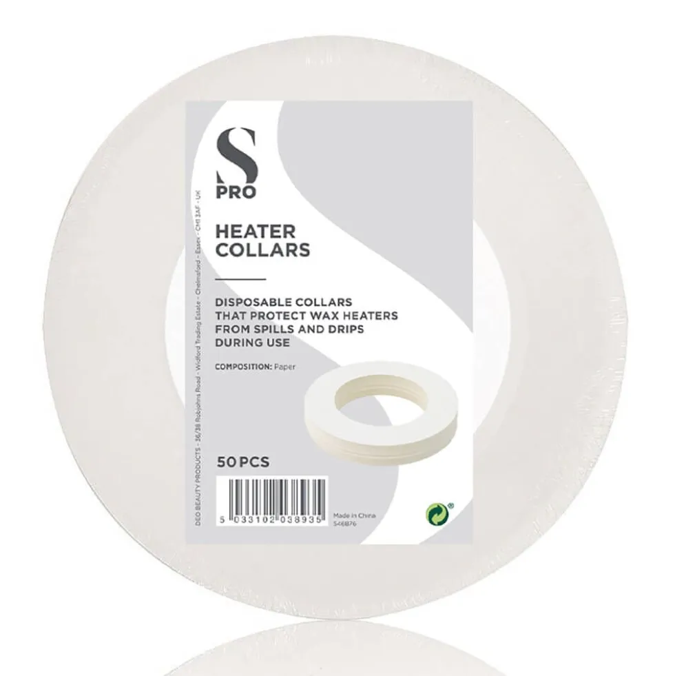 S-PRO Wax Heater Collars, Pack of 50