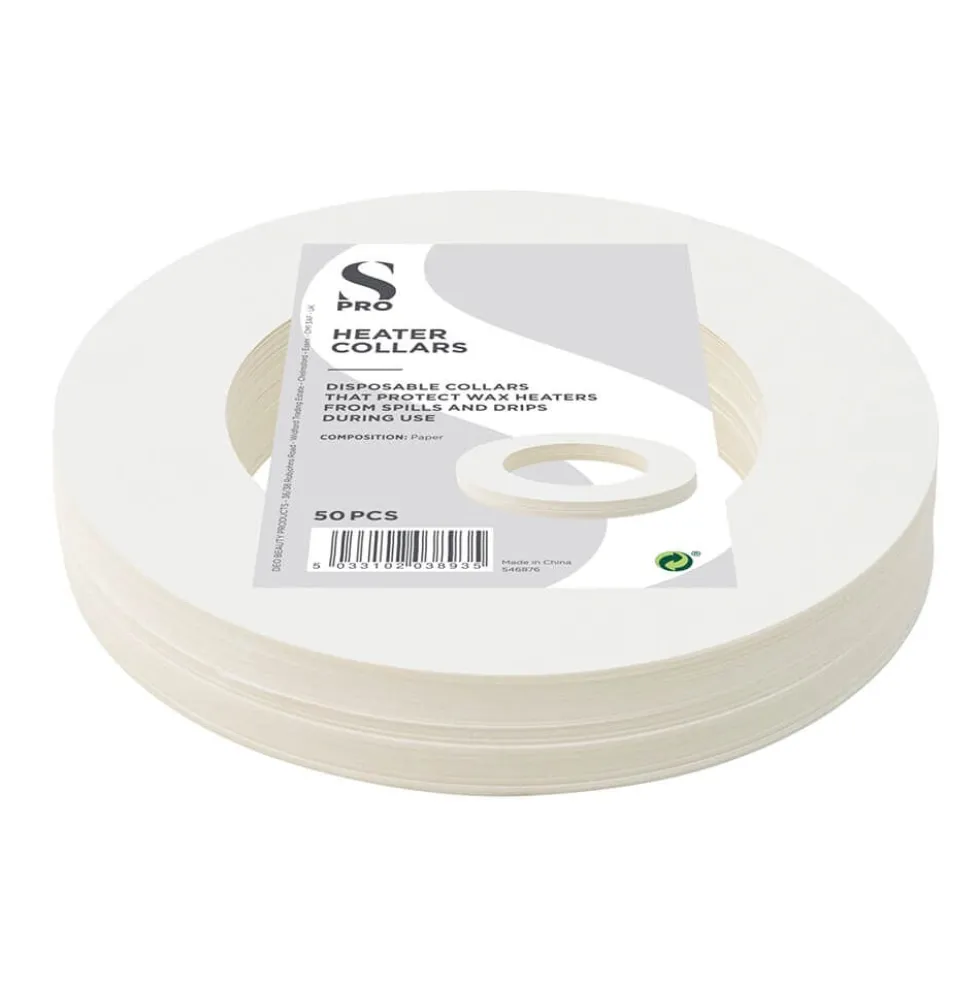 S-PRO Wax Heater Collars, Pack of 50