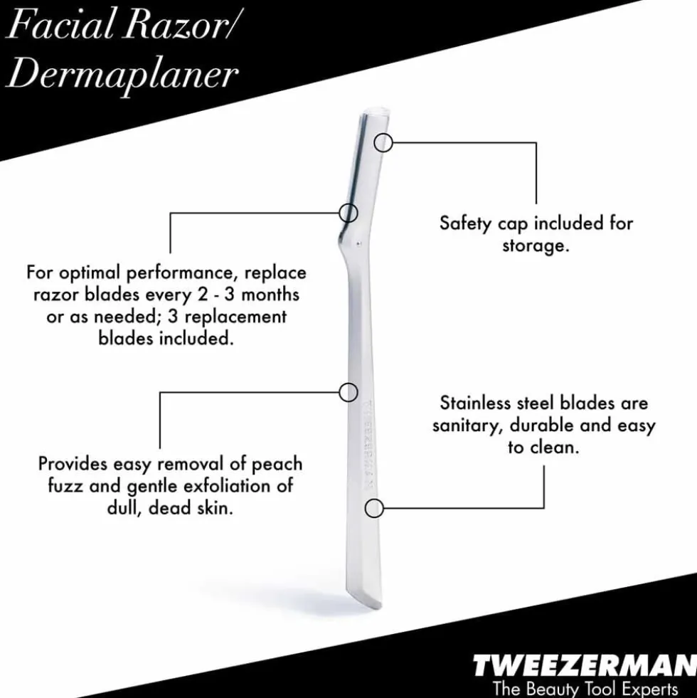 Tweezerman Dermaplaner Facial Razor