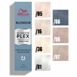 Wella Professionals Blondorplex Cream Toner - 81 Pale Silver 60ml