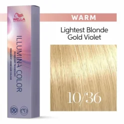 Wella Professionals Illumina Color Permanent Hair Colour - 10/69 Lightest Violet Cendre Blonde 60ml