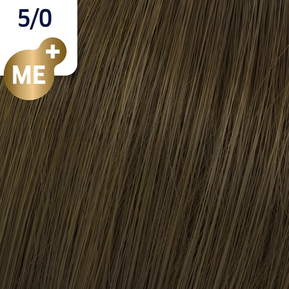 Wella Professionals Koleston Perfect Permanent Hair Colour 5/0 Light Brown Pure Naturals 80ml