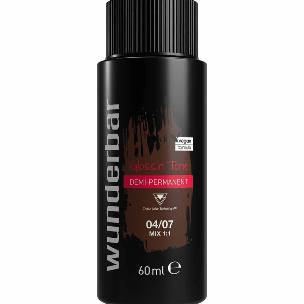 Wunderbar Gloss'n Tone Demi-Permanent Colour Liquid 010/18 Extra Light Blond Ash Pearl 60ml