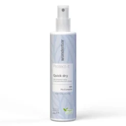 Wunderbar Vegan Quick Dry Heat Protect Spray 200ml